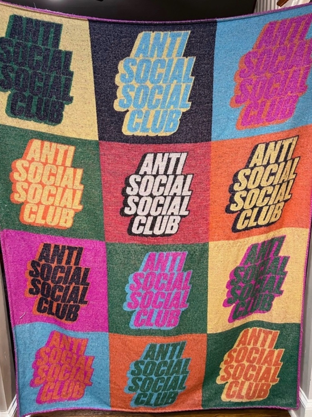 Anti Social Social Club Same Thing Blanket